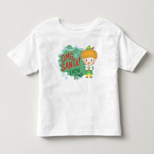 Buddy der Elf OMG Santa! Ich kenne ihn! Kleinkind T-shirt