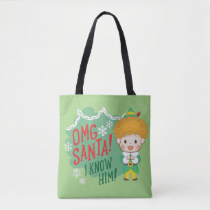 Buddy der Elf OMG Santa! Ich kenne ihn! Tasche