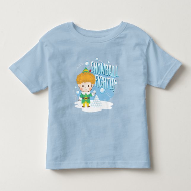 Buddy der Elf Snowball Kampf! Kleinkind T-shirt (Vorderseite)