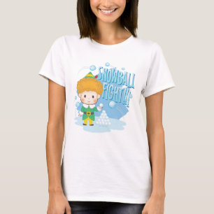 Buddy der Elf Snowball Kampf! T-Shirt