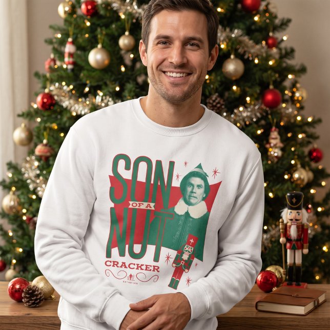Buddy, der Sohn eines Nutcrackers Sweatshirt (Simulated person wearing sweater)