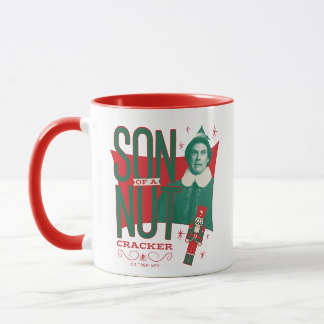 Buddy, der Sohn eines Nutcrackers Tasse (Links)