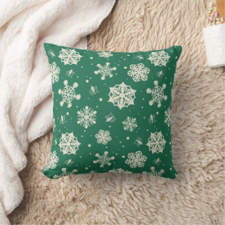 Buddy Elf Snowflake Muster Kissen