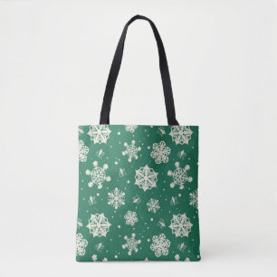 Buddy Elf Snowflake Muster Tasche
