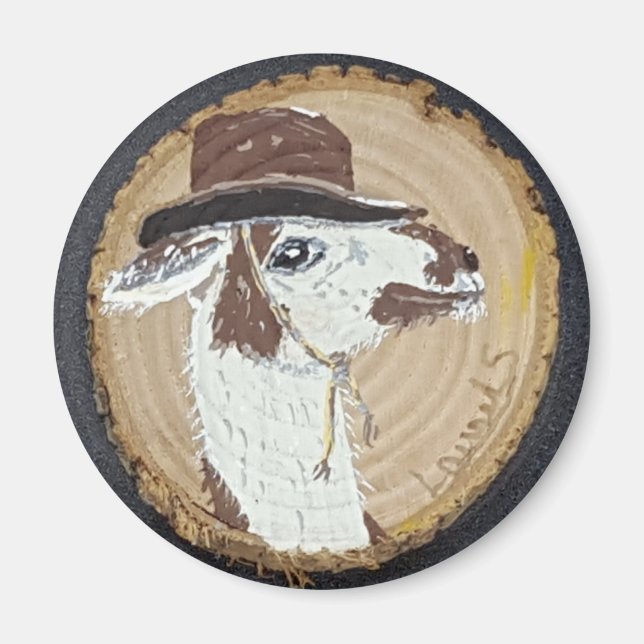 Buddy Llama No Drama Magnet (Vorne)