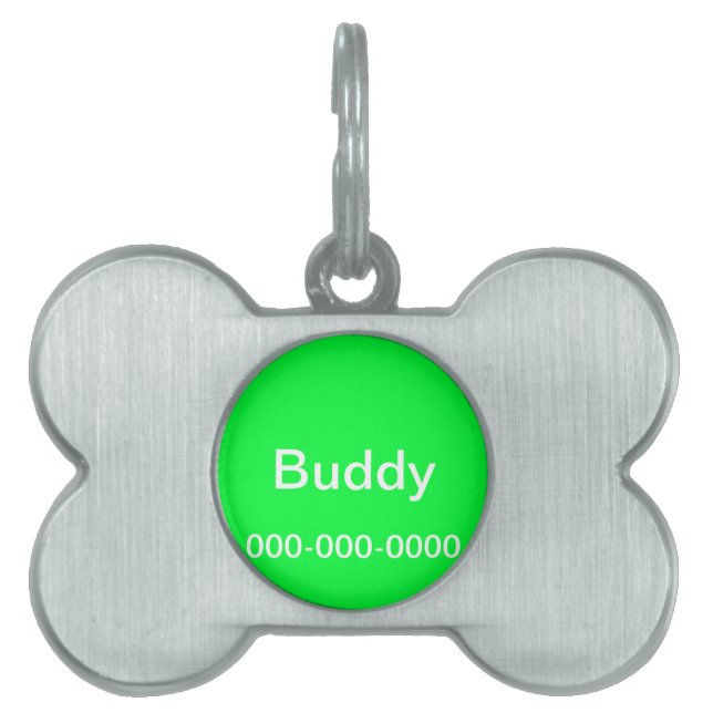 Buddy Pet Tag Tiermarke (Vorderseite)