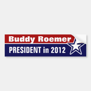 Buddy Roemer für das Amt des Präsidenten 2012 Autoaufkleber