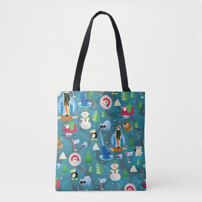 Buddy the Elf and Characters Aquamarin Pattern Tasche (Vorderseite)