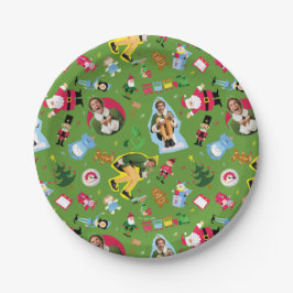 Buddy the Elf and Christmas Icons Pattern Pappteller