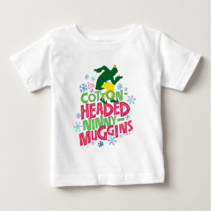 Buddy the Elf Baumwolle mit Kopf Ninny-Muggins Baby T-shirt