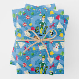 Buddy the Elf Cartoon Pattern Geschenkpapier Set
