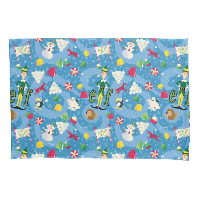 Buddy the Elf Cartoon Pattern Kissenbezug (Vorderseite)