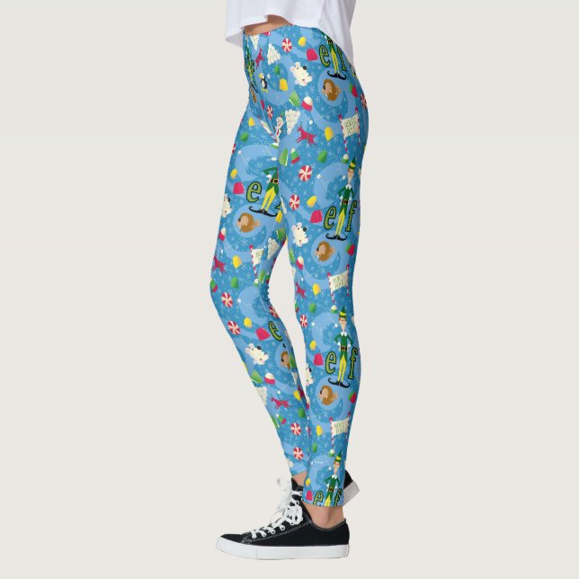 Buddy the Elf Cartoon Pattern Leggings (Links)