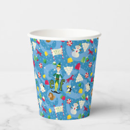 Buddy the Elf Cartoon Pattern Pappbecher