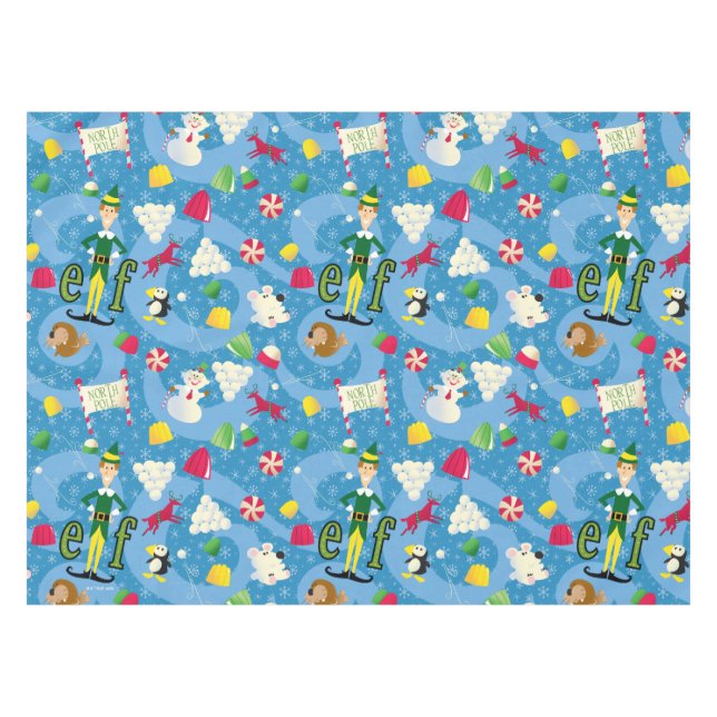 Buddy the Elf Cartoon Pattern Tischdecke (Vorderseite (Horizontal))