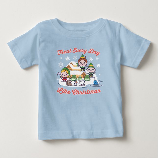 Buddy the Elf Chibi Graphic Baby T-shirt (Vorderseite)