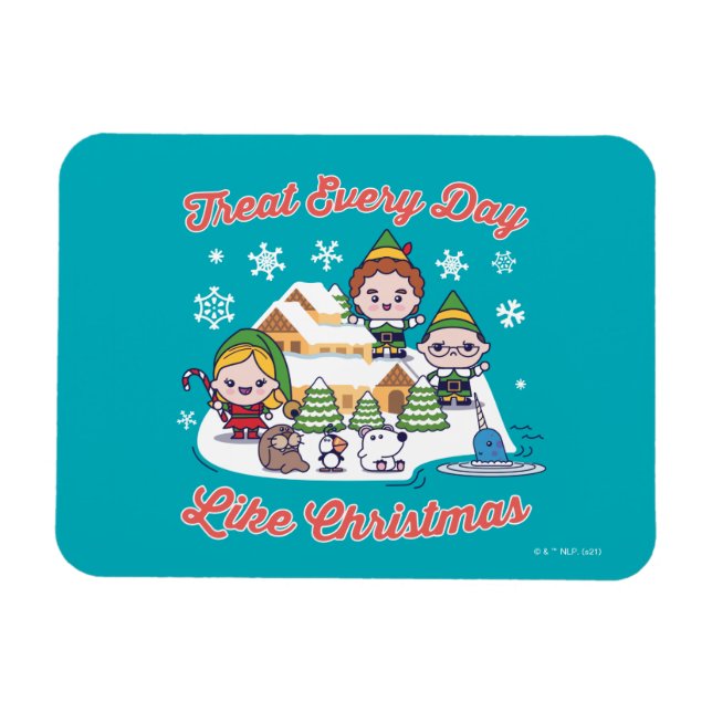 Buddy the Elf Chibi Graphic Magnet (Horizontal)