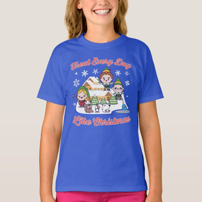 Buddy the Elf Chibi Graphic T-Shirt (Vorderseite)