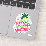 Buddy the Elf | Cotton Headed Ninny-Muggins Aufkleber<br><div class="desc">This graphif features Buddy the Elf and the quote,  "I'm a Cotton Headed Ninny-Muggins."</div>