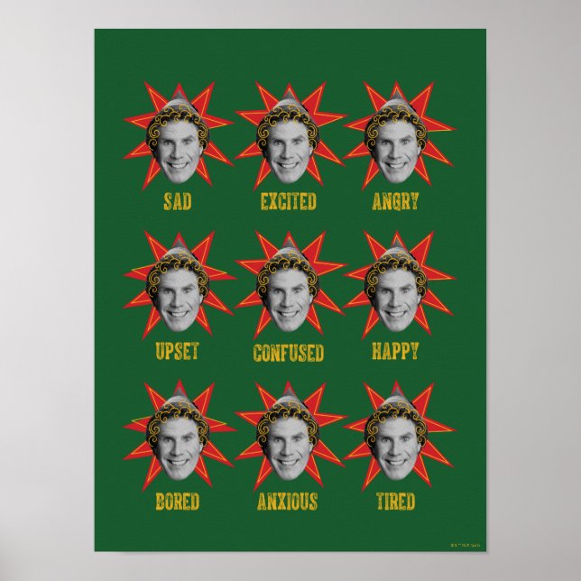 Buddy the Elf | Emotions Poster (Vorne)