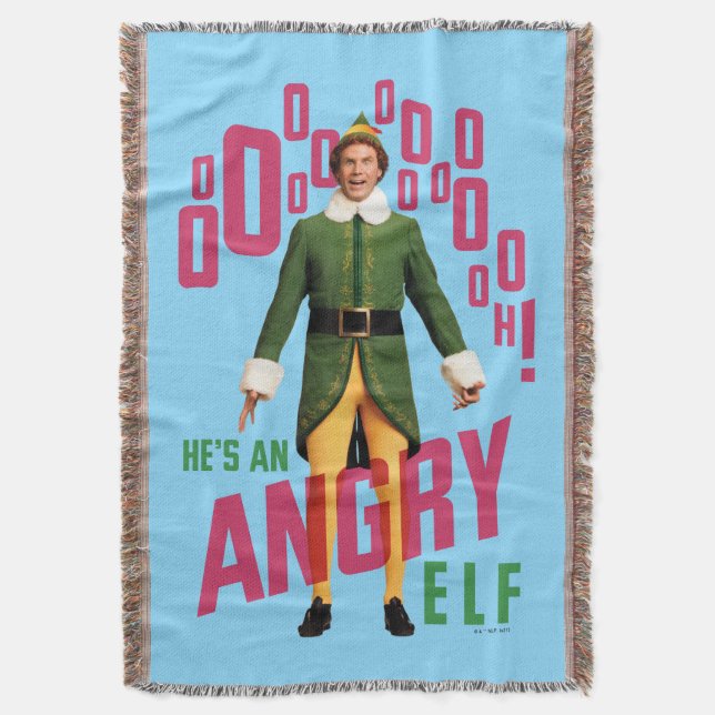 Buddy the Elf | Er ist ein wütender Elf Decke (Vorderseite Vertikal)