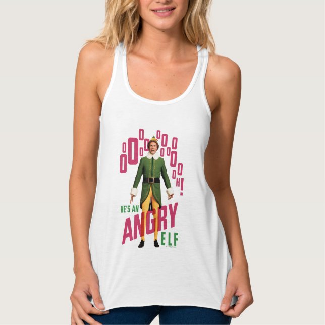 Buddy the Elf | Er ist ein wütender Elf Tank Top (Vorderseite)