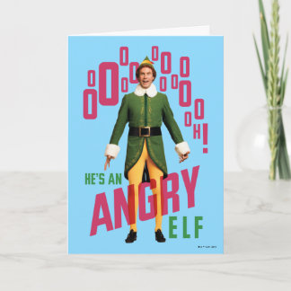 Buddy the Elf | He's an Angry Elf Karte