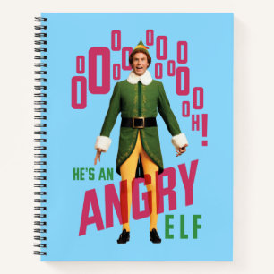 Buddy the Elf   He's an Angry Elf Notizbuch