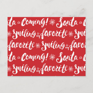 Buddy the Elf | Lächeln ist mein Lieblingsmuster Postkarte
