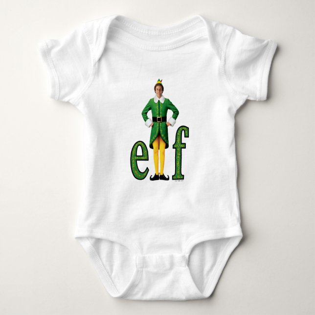 Buddy the Elf Movie Logo Baby Strampler (Vorderseite)