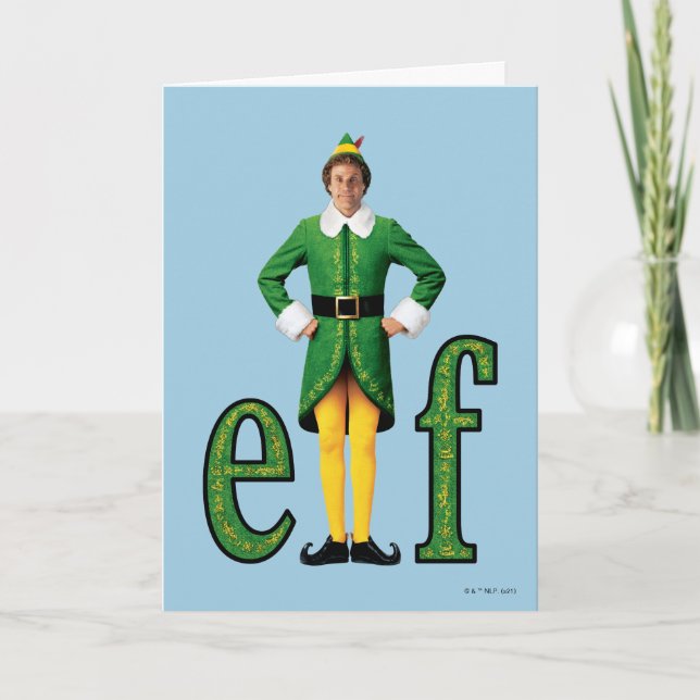 Buddy the Elf Movie Logo Karte (Vorderseite)
