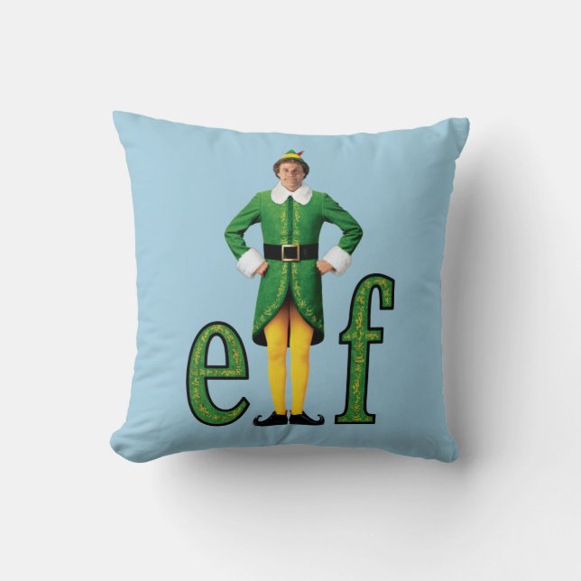 Buddy the Elf Movie Logo Kissen (Vorderseite)