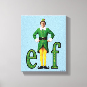 Buddy the Elf Movie Logo Leinwanddruck