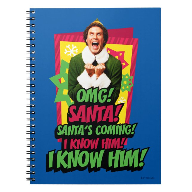 Buddy the Elf | OMG! Santa! Notizblock (Vorderseite)