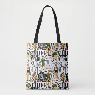 Buddy The Elf Quote Pattern Tasche