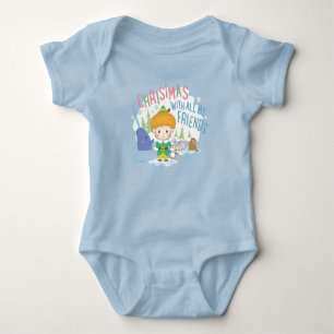 Buddy the Elf Weihnachten mit all meinen Freunden Baby Strampler