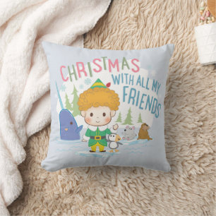 Buddy the Elf Weihnachten mit all meinen Freunden Kissen