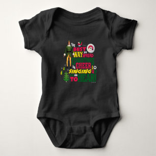Buddy the Elf   Weihnachts-Cheer Grafik-Zitat Baby Strampler