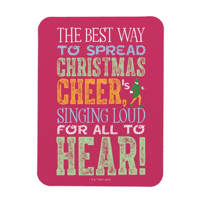 Buddy the Elf | Weihnachts-Chef-Angebot Magnet (Vertikal)