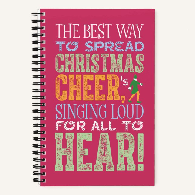 Buddy the Elf | Weihnachts-Chef-Angebot Notizbuch (Vorderseite)