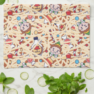 Buddy the Elf Weihnachts-Chef-Muster Geschirrtuch