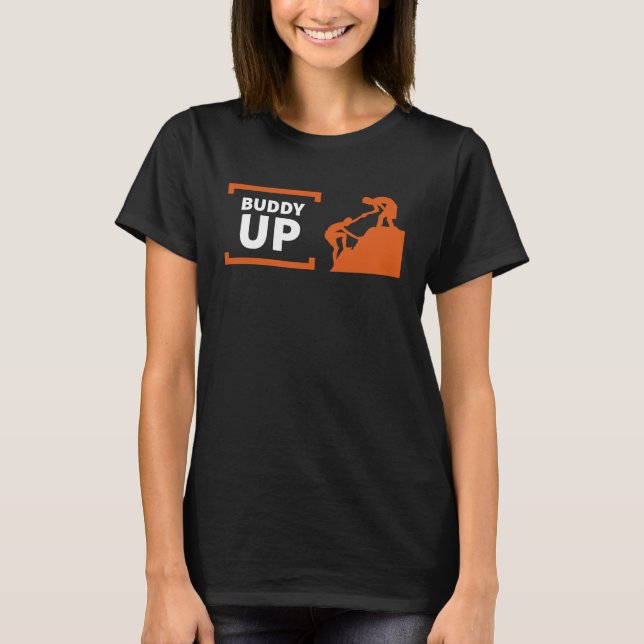 Buddy Up Hiking Climbing T-Shirt (Vorderseite)
