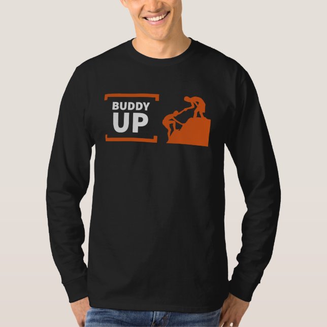 Buddy Up Hiking Climbing T-Shirt (Vorderseite)