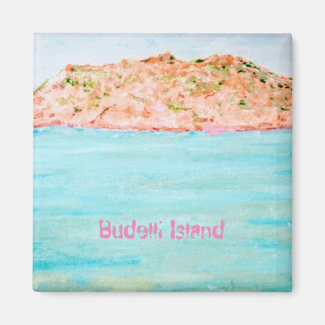 Budelli Türkismeer Magnet (Vorne)