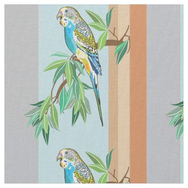 Budgerigar-Australischer Parkett Stoff (Nahaufnahme)
