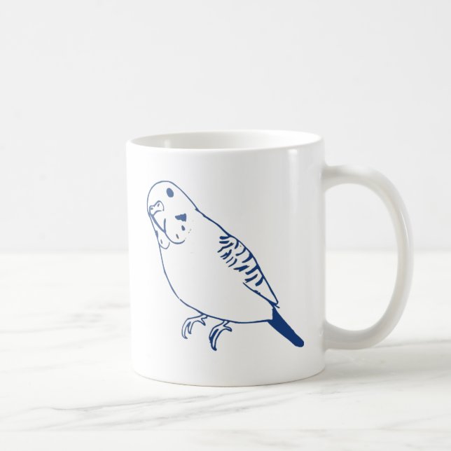 Budgerigar Kaffeetasse (Rechts)