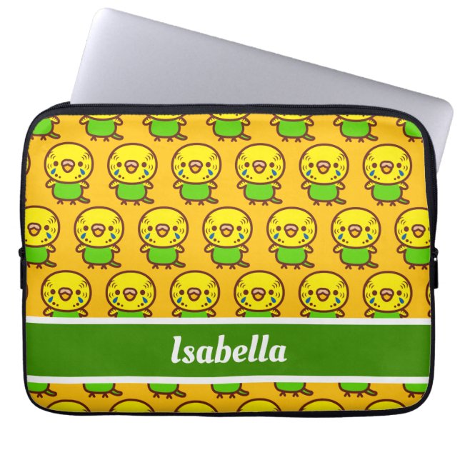 Budgerigar / Normale Weibchen Laptopschutzhülle (Vorderseite)