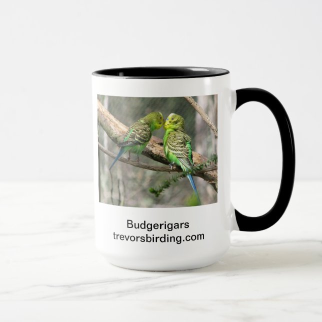 Budgerigars Tasse (Rechts)