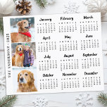 Budget 2025 Foto-Kalender-Karte für Hunde<br><div class="desc">Mit der Kalenderkarte 2025 verbinden sich modernes Design und persönliche Touch perfekt! Dieser einzigartige Kalender bietet auf jeder Karte ein 12-monatiges Layout und bietet eine kompakte und bequeme Möglichkeit, Ihr Jahr zu planen. Mit Platz für drei individuell gestaltbare Fotos, können Sie Ihre Lieblingsfamilienmomente, bezaubernde Haustiere oder Erinnerungen mit den Kindern...</div>