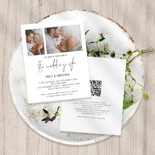 Budget 2 Foto Script QR Code Einladung Hochzeit